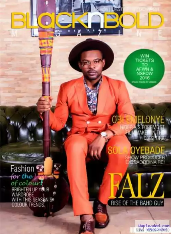 Falz Covers The March Edition Of Blacknbold Magazine (Photos)